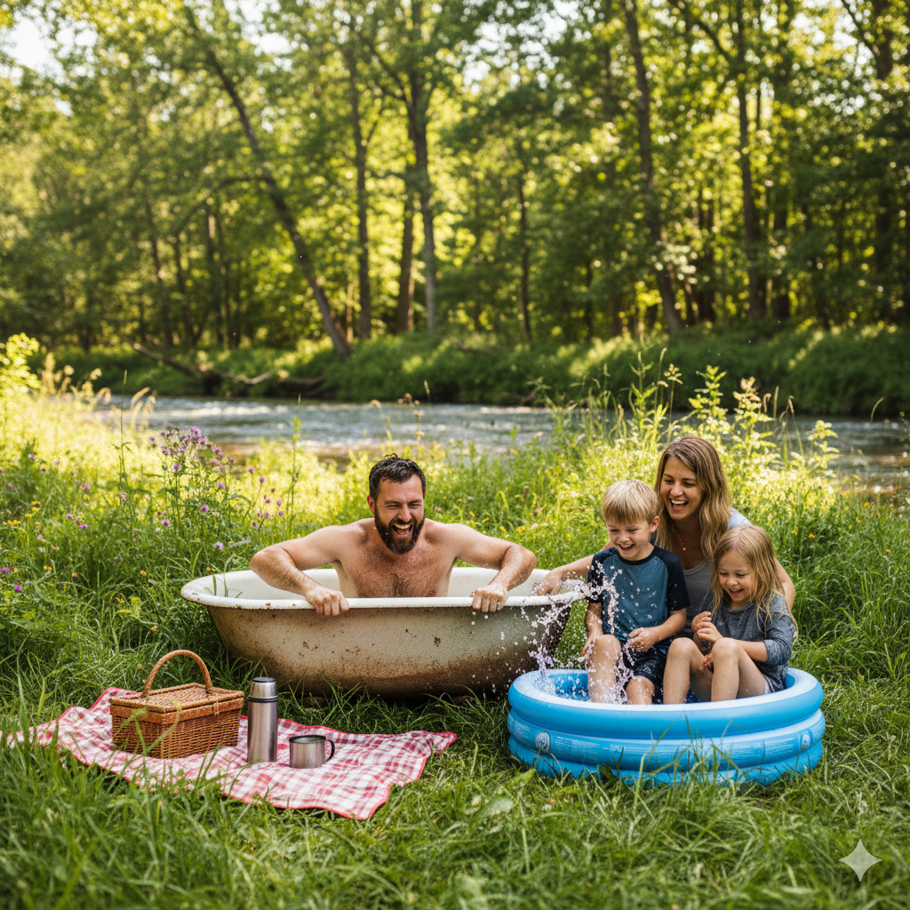 metal tub for ice bath