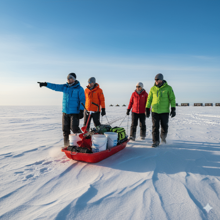 lake of the woods ice fishing