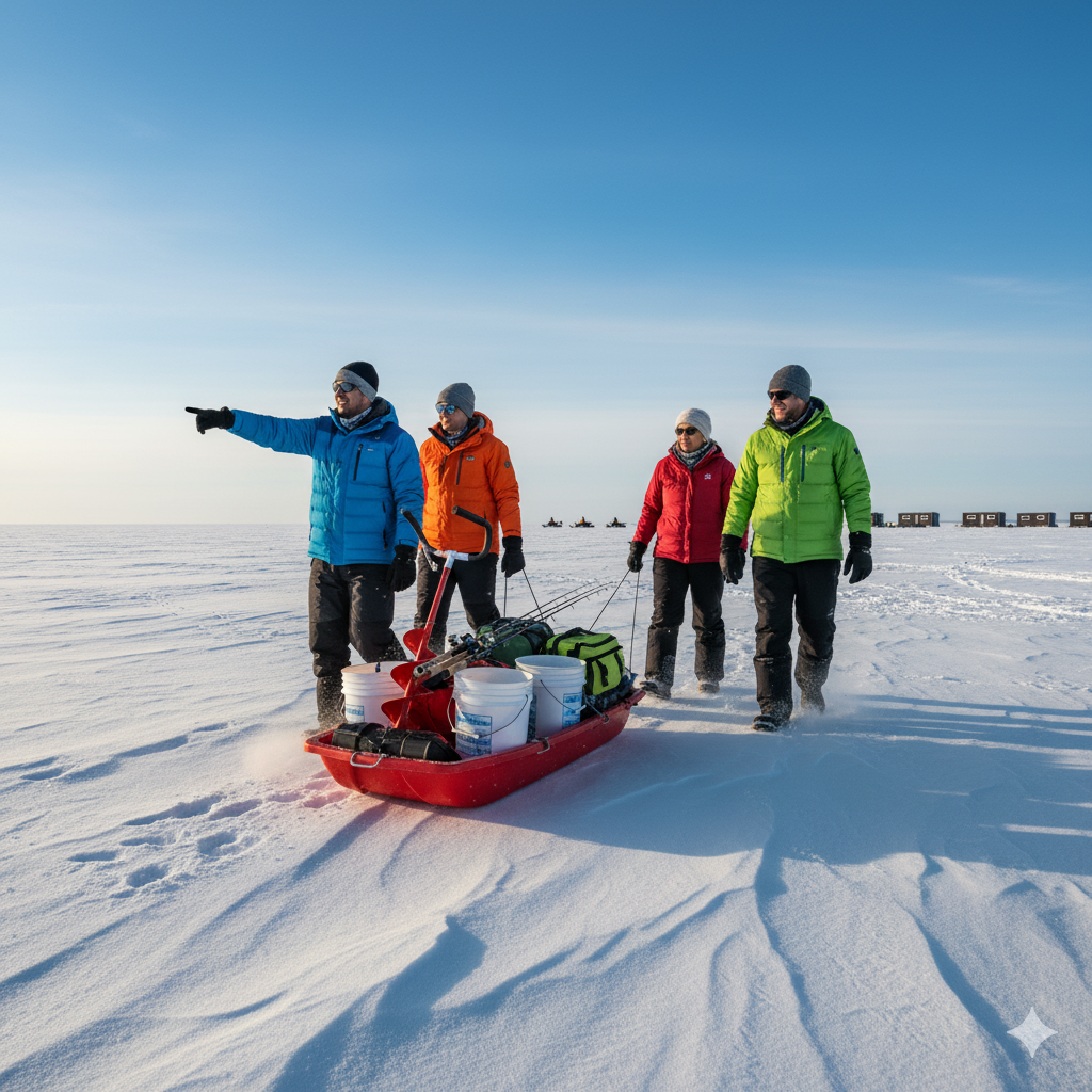 lake of the woods ice fishing